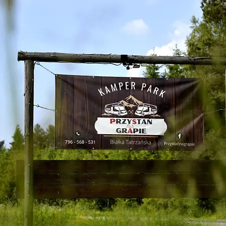 Kamper Park Przystan Na Grapie - Parcele Kamperowe Lub Namiotowe