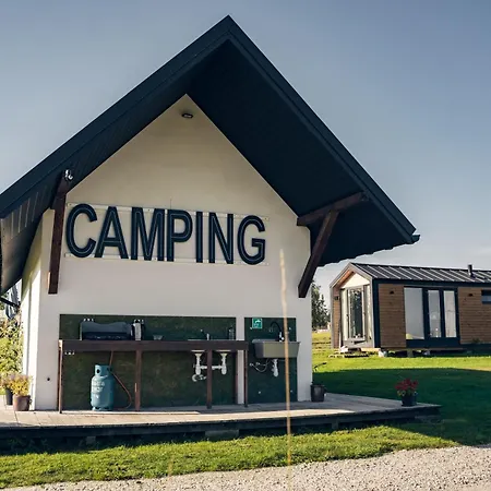Kamper Park Przystan Na Grapie - Parcele Kamperowe Lub Namiotowe 营地